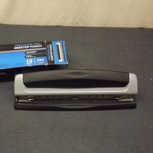 Swingline Desktop Hole Punch Precision Pro 2-3 Holes Adjustable Centers 10 Sheet